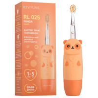 Электрическая звуковая зубная щетка Revyline RL 025 Panda, персиковая Электрическая звуковая зубная щетка Revyline RL 025 Panda, персиковая